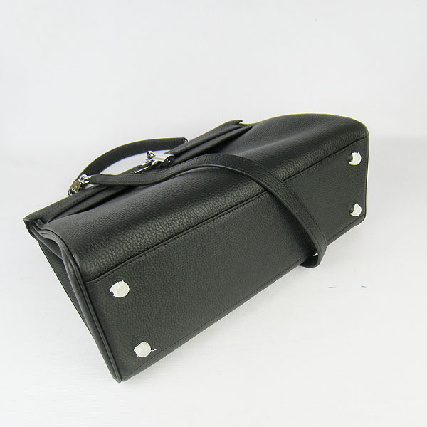 High Quality Hermes Kelly 35CM Togo Leather Bag Black 6308